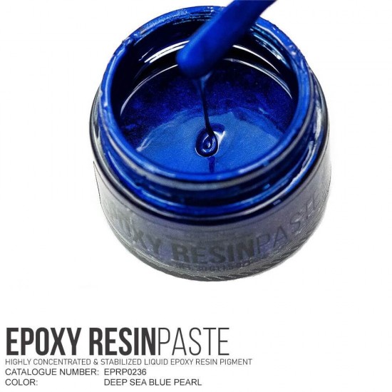 Deep Sea Blue Pearl Epoxy Resin Pigment Paste