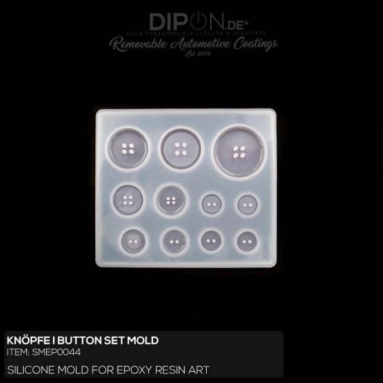 Knöpfe I Buttons Mold / Silikonform