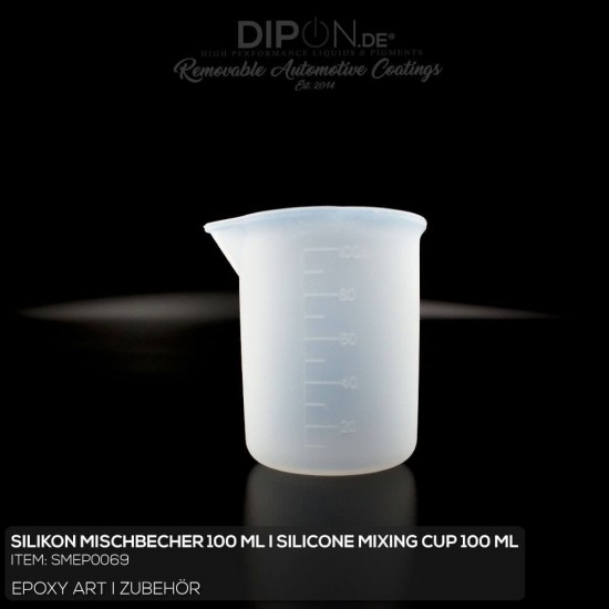 Silikon Mischbecher 100 ml I Silicone mixing cup 100 ml