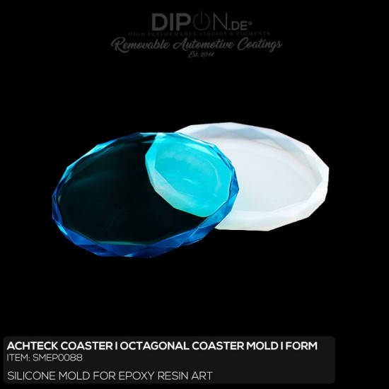 Achteck Coaster I Octagonal Coaster Mold / Silikonform
