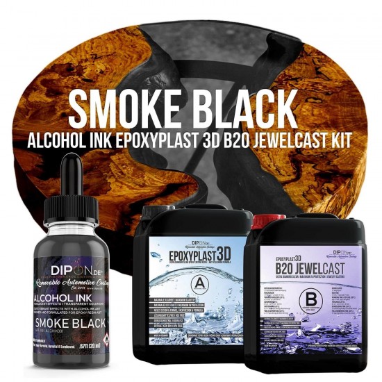 EpoxyPlast B20 JewelCast - Smoke Black Kit -