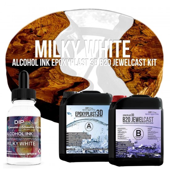 EpoxyPlast B20 JewelCast - Milky White Kit -