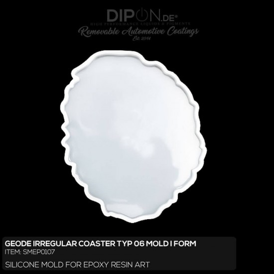 Geode Irregular Coaster Typ 06 Mold / Silikonform