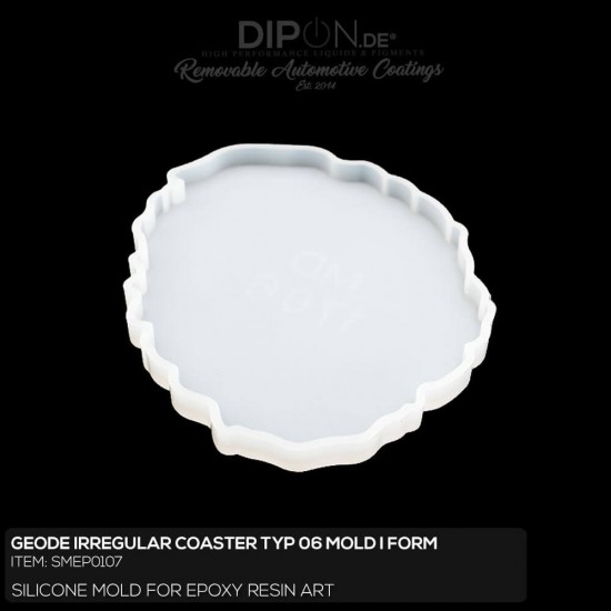 Geode Irregular Coaster Typ 06 Mold / Silikonform