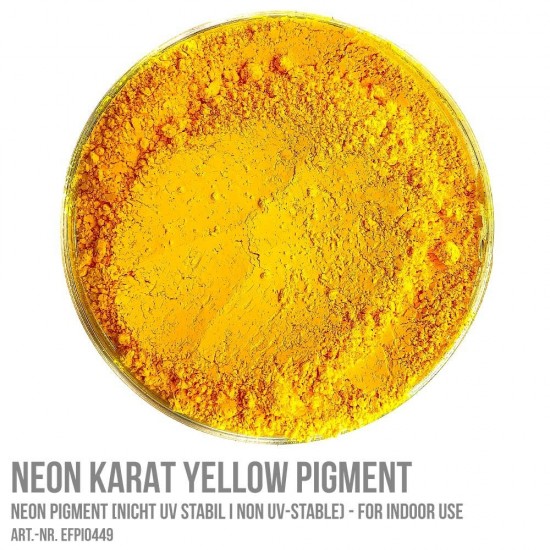 Neon Karat Yellow Pigment