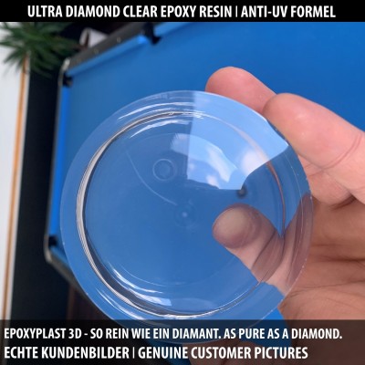 EpoxyPlast 3D B20 JewelCast Resin - Ultra Diamond Clear Anti-UV