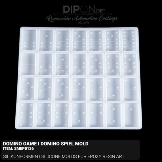 Domino Game I Domino Spiel Mold / Silikonform