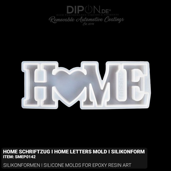 Home Schriftzug I Home Letters - Mold I Silikonform