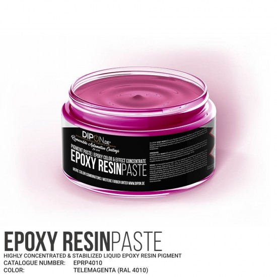 Tele Magenta [ca. RAL 4010] Epoxy Resin Pigment Paste