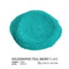 Holographic Teal Micro Flake