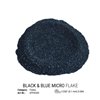 Black & Blue Micro Flake